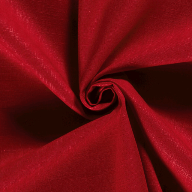 Ramie coton Rouge