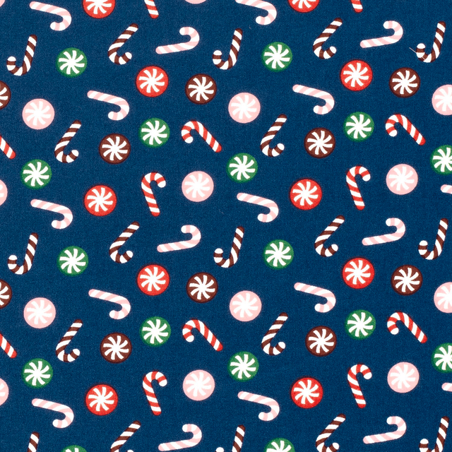 Popeline Cannes à sucre de Noël