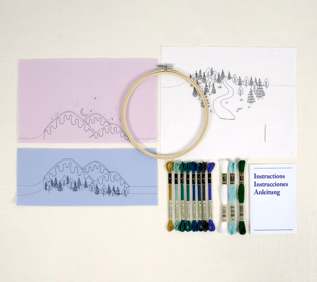 Kit DMC Paysage Hivernal