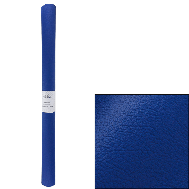 Simili Cuir 50x70cm Bleu