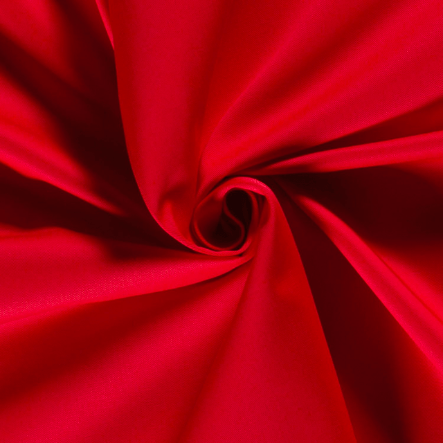 Sergé pré lavé Rouge