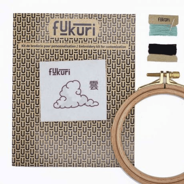 Kit broderie custo Nuage - Fukuri