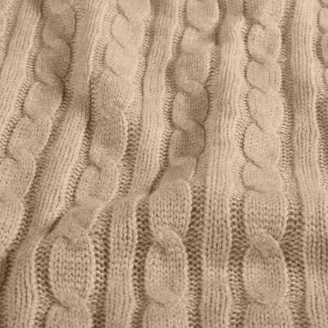 Tissu torsade Beige