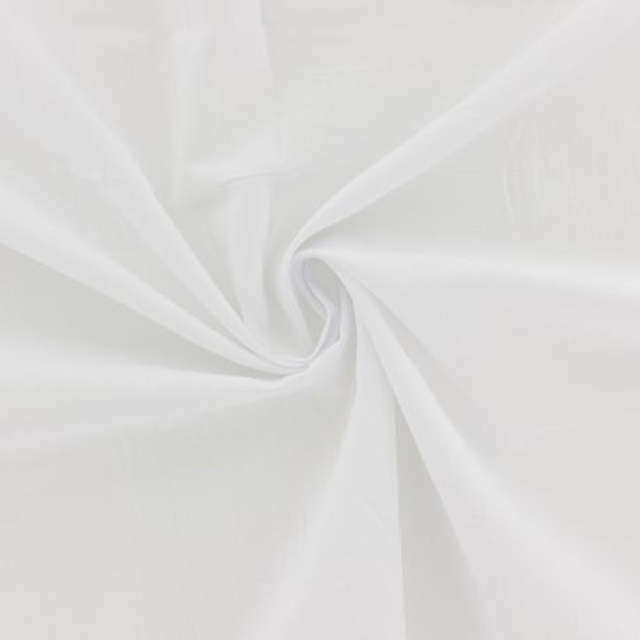 Voile de coton Blanc
