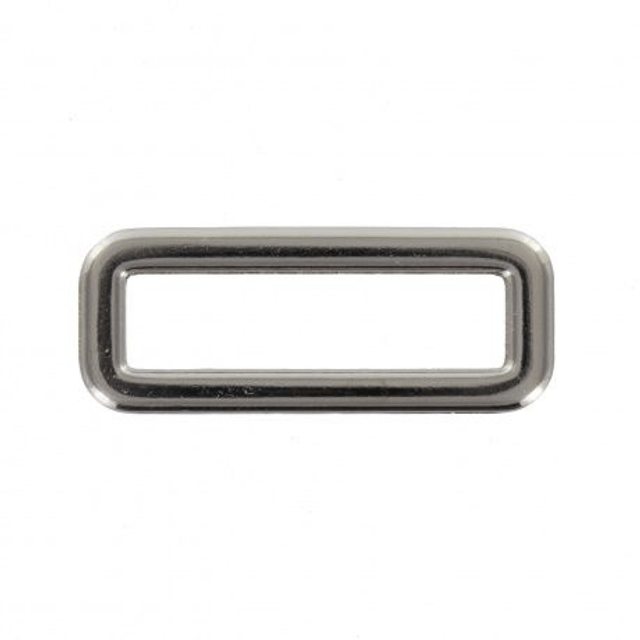 Boucle rectangulaire couleur argent