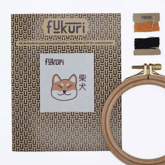 Kit broderie custo Shiba - Fukuri