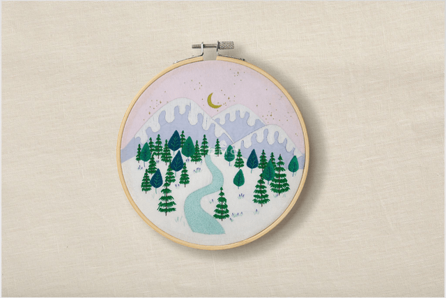 Kit DMC Paysage Hivernal