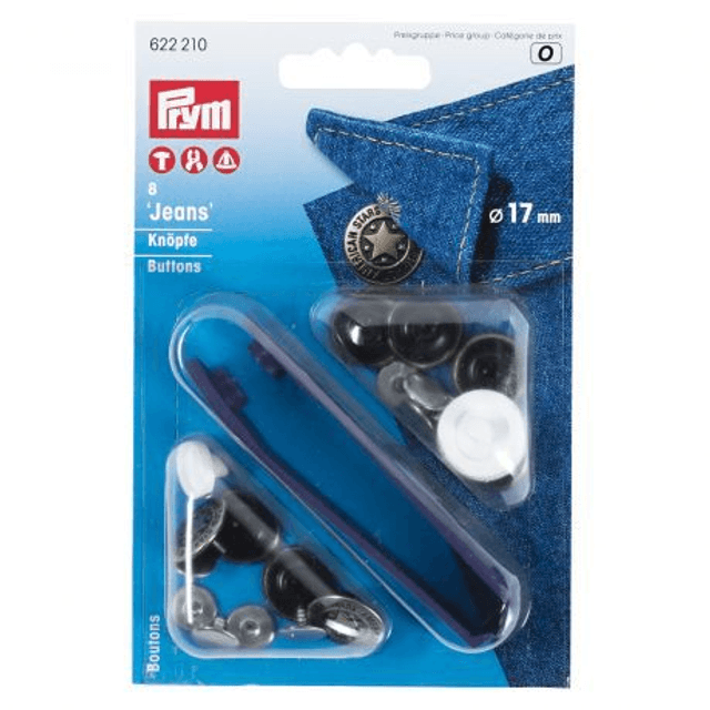 Boutons Jean 17mm