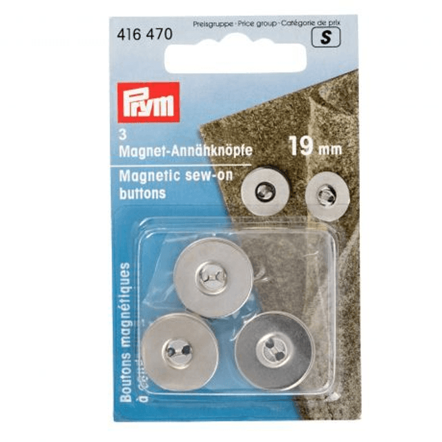 Boutons magnétiques 19mm