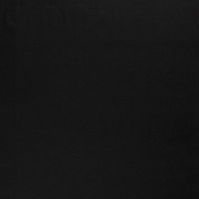 Popeline unie Noir