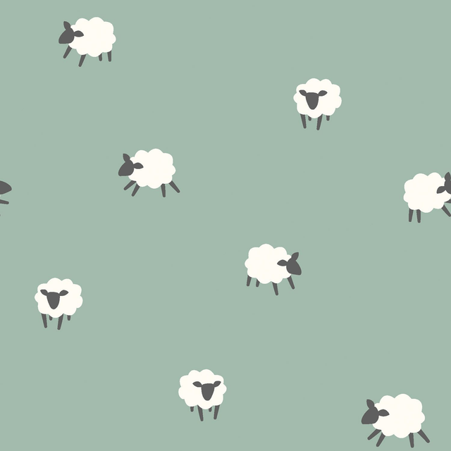 Popeline moutons