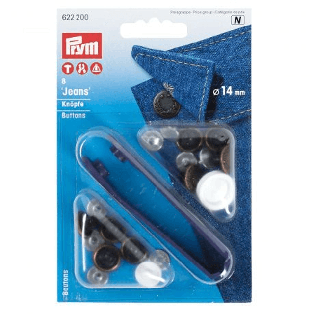 Boutons Jean 14mm