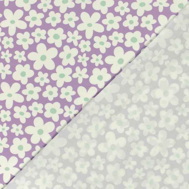 Jersey Fleurs Lilas