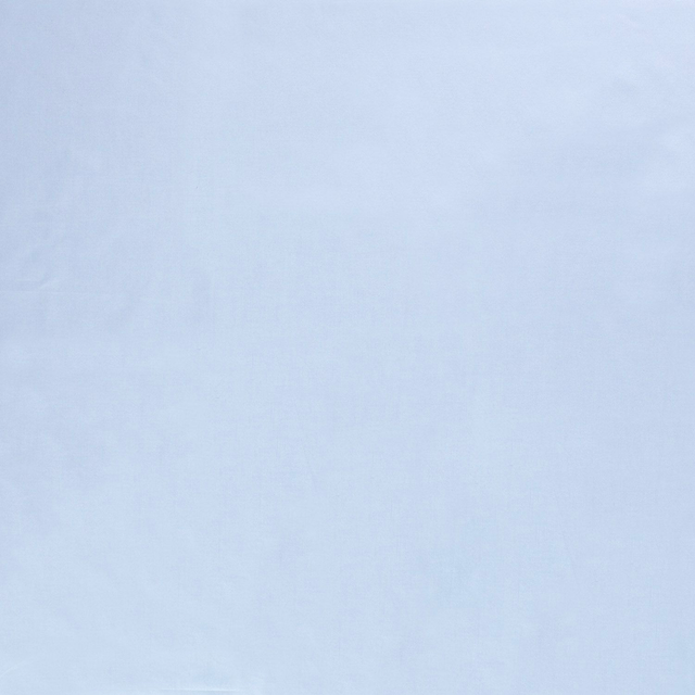 Popeline unie Bleu ciel