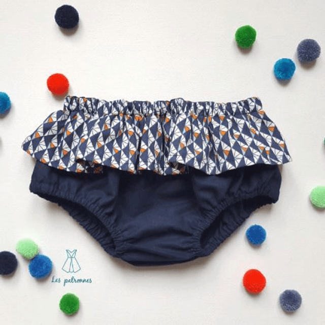 Trio de bloomers bébé Les patronnes