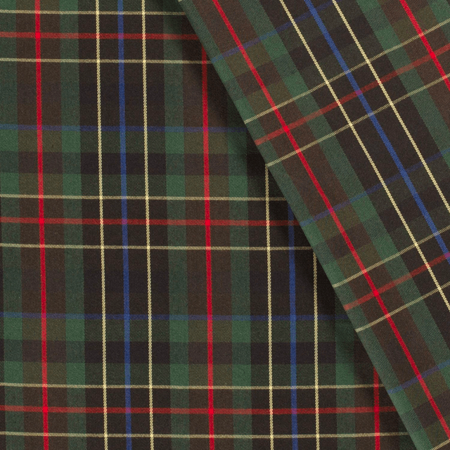 Gabardine Ecossais vert