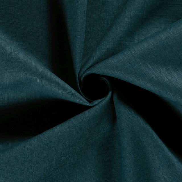 Coupon 30x138cm Lin Bleu Canard