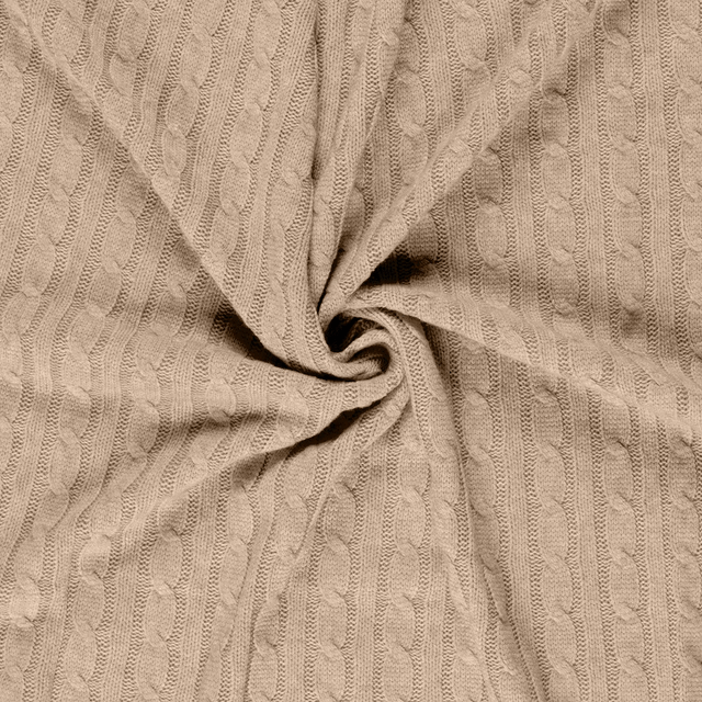 Tissu torsade Beige