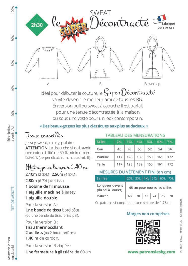 Super Decontracte 2XL-7XL - Les Beaux Gosses