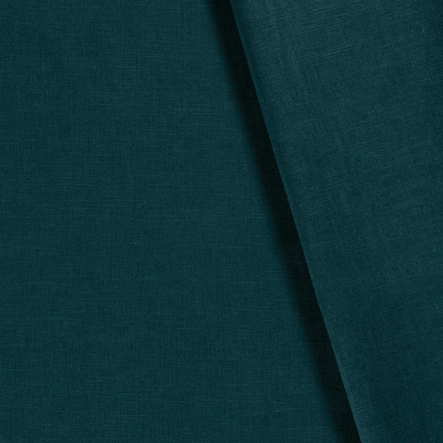 Coupon 30x138cm Lin Bleu Canard