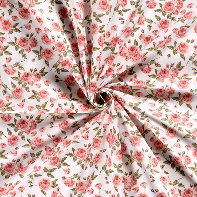 Popeline roses