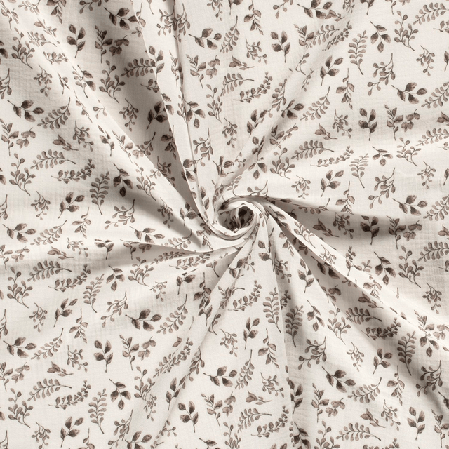 Double gaze petites feuilles