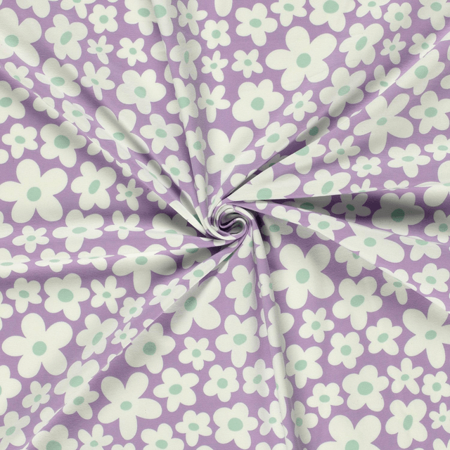 Jersey Fleurs Lilas