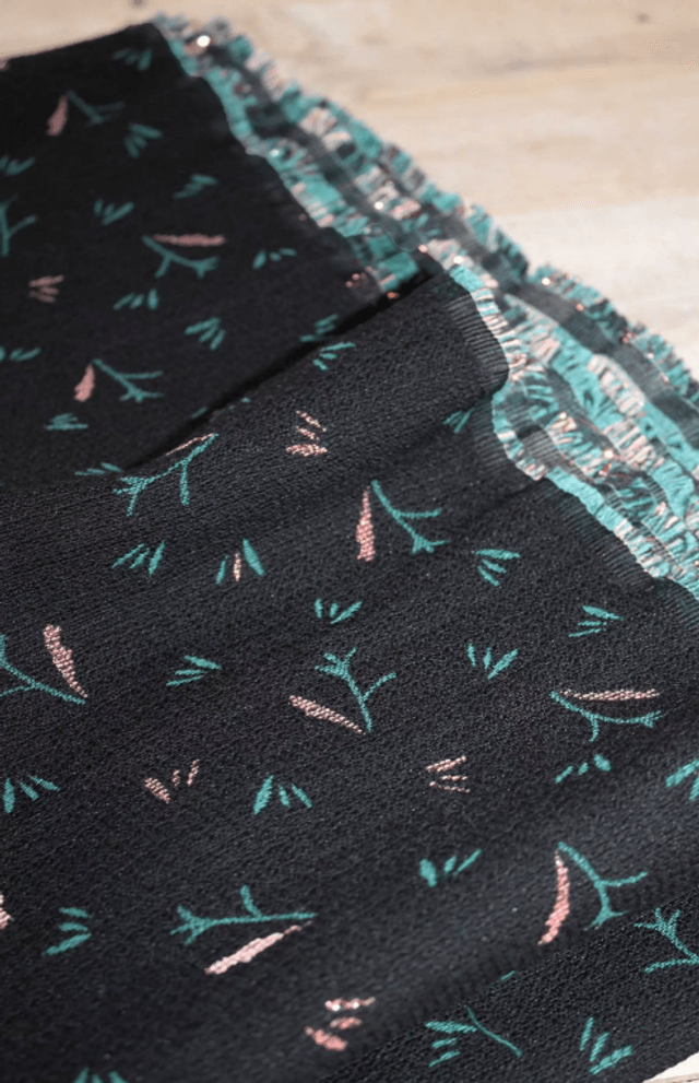 Jacquard Ramo noir - Eglantine et Zoé