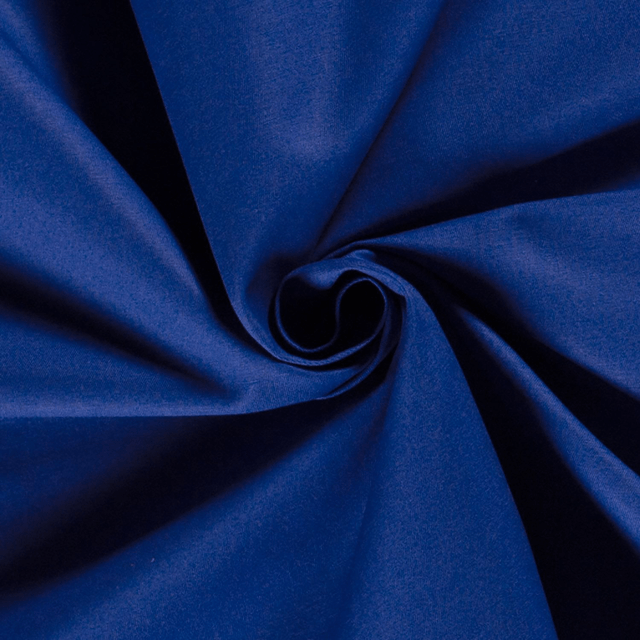 Sergé pré lavé Cobalt