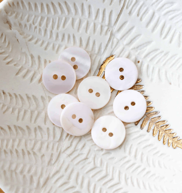 Nacre 15mm Blanc - Lise Tailor