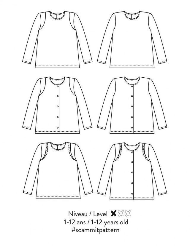 Sweat Scammit 1-12 ans - Atelier Scammit