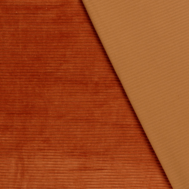 Velours stretch Brique