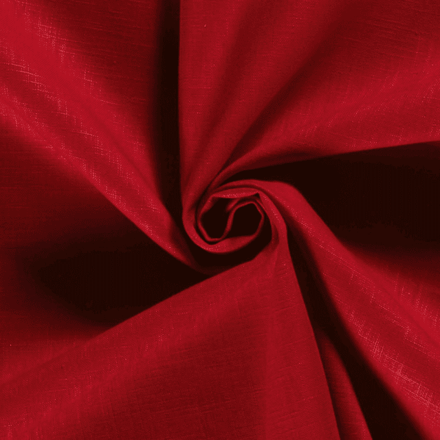 Ramie coton Rouge