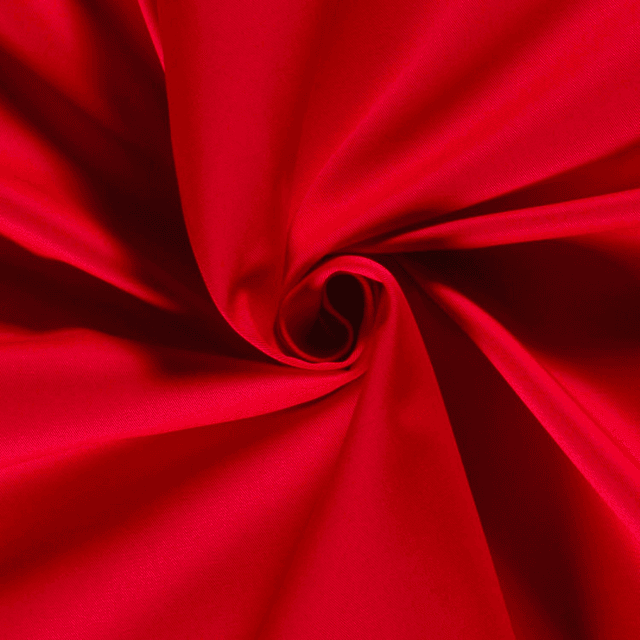 Sergé pré lavé Rouge