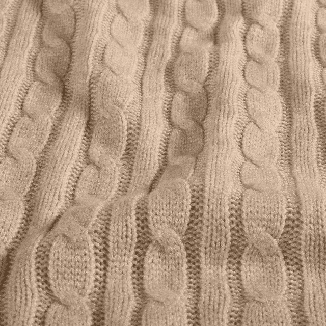 Tissu torsade Beige