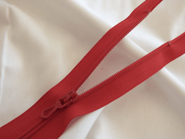 Spirale 4mm Rouge - Fermeture Eclair