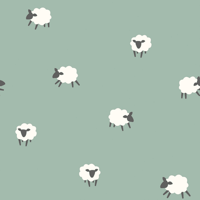 Popeline moutons