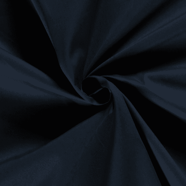 Popeline unie Bleu Espace