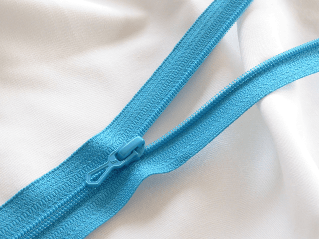 Spirale 4mm Bleu - Fermeture Eclair