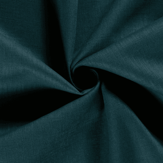 Coupon 30x138cm Lin Bleu Canard