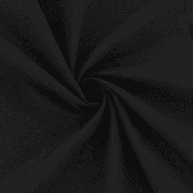 Voile de coton Noir