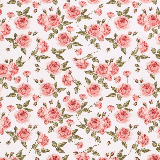 Popeline roses