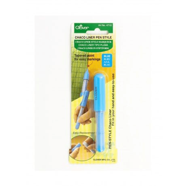 Stylo craie en poudre Bleu