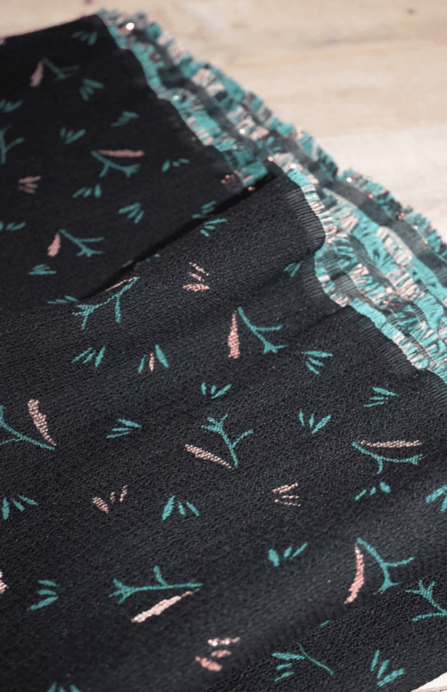 Jacquard Ramo noir - Eglantine et Zoé