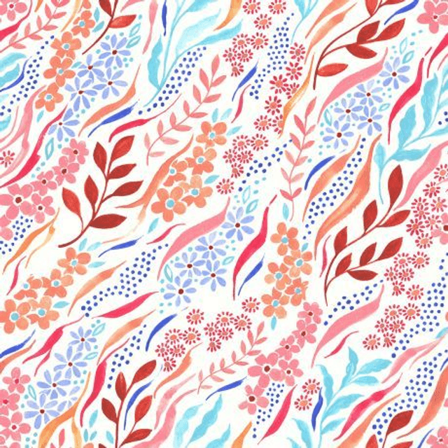 Cloud Forest Feuilles multicolores Dashwood Studio