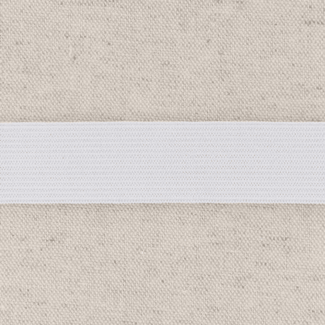 Elastique maille blanc