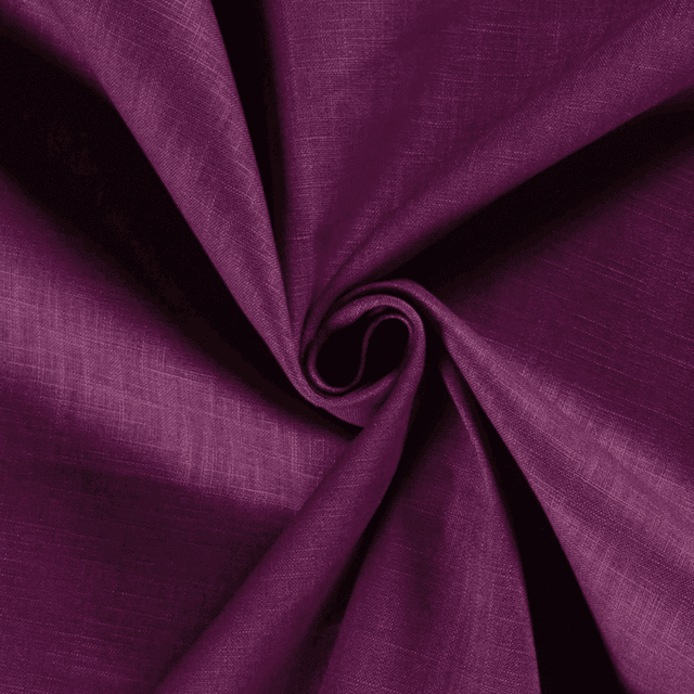 Coupon 95cm x 138cm Ramie coton Magenta