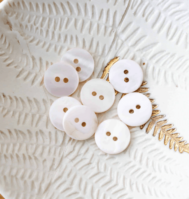 Nacre 15mm Blanc - Lise Tailor
